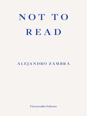 cover image of Not to Read